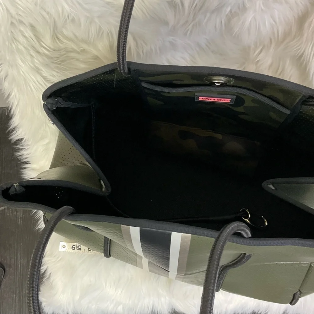 Haute Shore Women's Olive Green Greyson Envy Neoprene Tote Bag